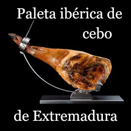 Paleta ibérica de cebo de Extremadura